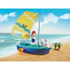 PLAYMOBIL 70438 Family Fun Segeljolle, Konstruktionsspielzeug -Spielzeug Verkaufsgeschäft PLAYMOBIL 70438 Family Fun Segeljolle Konstruktionsspielzeug@@1sspky1e 2