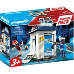 PLAYMOBIL 70498 City Action Starter Pack Polizei, Konstruktionsspielzeug