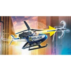 PLAYMOBIL 70575 City Action Polizei-Helikopter: Verfolgung Des Fluchtfahrzeugs, Konstruktionsspielzeug -Spielzeug Verkaufsgeschäft PLAYMOBIL 70575 City Action Polizei Helikopter Verfolgung des Fluchtfahrzeugs Konstruktionsspielzeug@@1680458 3