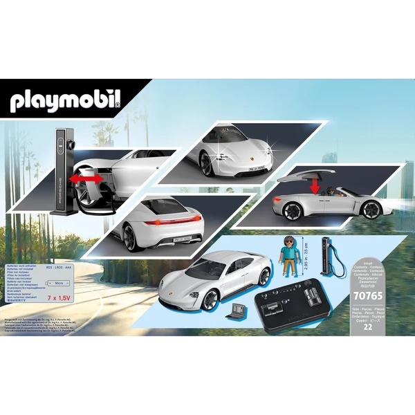 PLAYMOBIL 70765 Porsche Mission E, Konstruktionsspielzeug 8 PLAYMOBIL 70765 Porsche Mission E, Konstruktionsspielzeug – Bild 8