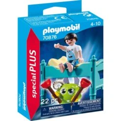 PLAYMOBIL 70876 SpecialPLUS Kind Mit Monsterchen, Konstruktionsspielzeug