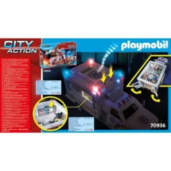 PLAYMOBIL 70936 City Action Rettungs-Fahrzeug: US Ambulance, Konstruktionsspielzeug -Spielzeug Verkaufsgeschäft PLAYMOBIL 70936 City Action Rettungs Fahrzeug US Ambulance Konstruktionsspielzeug@@1802775 7