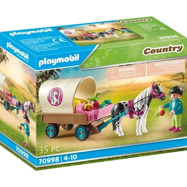 PLAYMOBIL 70998 Country Ponykutsche, Konstruktionsspielzeug 1 PLAYMOBIL 70998 Country Ponykutsche, Konstruktionsspielzeug