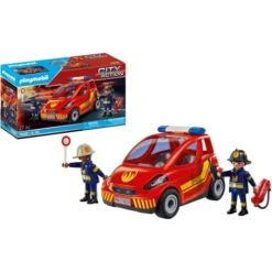 PLAYMOBIL 71035 City Action Feuerwehr Kleinwagen, Konstruktionsspielzeug -Spielzeug Verkaufsgeschäft PLAYMOBIL 71035 City Action Feuerwehr Kleinwagen Konstruktionsspielzeug@@1858233 2
