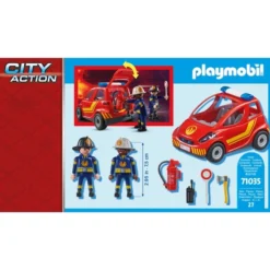 PLAYMOBIL 71035 City Action Feuerwehr Kleinwagen, Konstruktionsspielzeug -Spielzeug Verkaufsgeschäft PLAYMOBIL 71035 City Action Feuerwehr Kleinwagen Konstruktionsspielzeug@@1858233 4