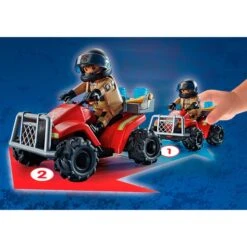 PLAYMOBIL 71090 City Action - Feuerwehr-Speed Quad, Konstruktionsspielzeug -Spielzeug Verkaufsgeschäft PLAYMOBIL 71090 City Action Feuerwehr Speed Quad Konstruktionsspielzeug@@1888893 2