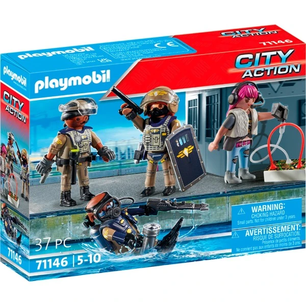 PLAYMOBIL 71146 City Action SWAT-Figurenset, Konstruktionsspielzeug 1 PLAYMOBIL 71146 City Action SWAT-Figurenset, Konstruktionsspielzeug