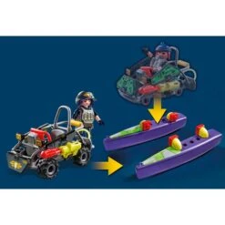 PLAYMOBIL 71147 City Action SWAT-Multi-Terrain-Quad, Konstruktionsspielzeug -Spielzeug Verkaufsgeschäft PLAYMOBIL 71147 City Action SWAT Multi Terrain Quad Konstruktionsspielzeug@@1888946 4
