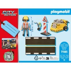 PLAYMOBIL 71185 Bauarbeiter Mit Kantenfräser, Konstruktionsspielzeug -Spielzeug Verkaufsgeschäft PLAYMOBIL 71185 Bauarbeiter mit Kantenfr ser Konstruktionsspielzeug@@1888927 2