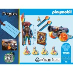 PLAYMOBIL 71189 Pirat Mit Kanone, Konstruktionsspielzeug -Spielzeug Verkaufsgeschäft PLAYMOBIL 71189 Pirat mit Kanone Konstruktionsspielzeug@@1888929 2