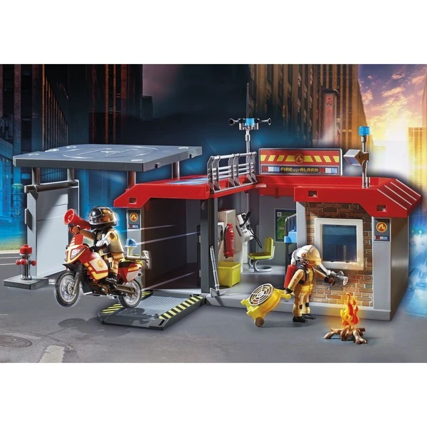 PLAYMOBIL 71193 City Action Mitnehm-Feuerwehrstation, Konstruktionsspielzeug 5 PLAYMOBIL 71193 City Action Mitnehm-Feuerwehrstation, Konstruktionsspielzeug – Bild 5