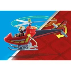 PLAYMOBIL 71195 City Action Feuerwehr-Hubschrauber, Konstruktionsspielzeug -Spielzeug Verkaufsgeschäft PLAYMOBIL 71195 City Action Feuerwehr Hubschrauber Konstruktionsspielzeug@@1849630 2