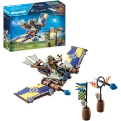 PLAYMOBIL 71211 Novelmore Darios Fluggleiter, Konstruktionsspielzeug -Spielzeug Verkaufsgeschäft PLAYMOBIL 71211 Novelmore Darios Fluggleiter Konstruktionsspielzeug@@1889009 7