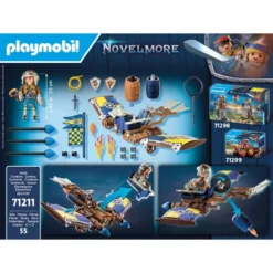 PLAYMOBIL 71211 Novelmore Darios Fluggleiter, Konstruktionsspielzeug -Spielzeug Verkaufsgeschäft PLAYMOBIL 71211 Novelmore Darios Fluggleiter Konstruktionsspielzeug@@1889009 9