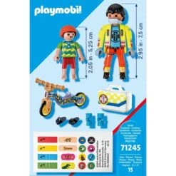 PLAYMOBIL 71245 City Life - Sanitäter Mit Patient, Konstruktionsspielzeug -Spielzeug Verkaufsgeschäft PLAYMOBIL 71245 City Life Sanit ter mit Patient Konstruktionsspielzeug@@1888992 3
