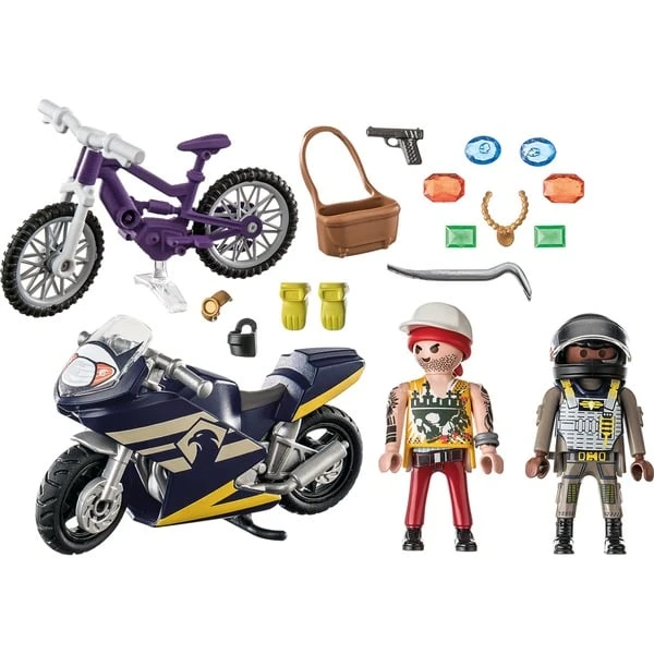 PLAYMOBIL 71255 City Action Starter Pack SEK Und Juwelendieb, Konstruktionsspielzeug – Bild 2