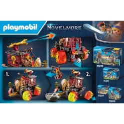 PLAYMOBIL 71299 Novelmore Burnham Raiders - Feuerkampfwagen, Konstruktionsspielzeug -Spielzeug Verkaufsgeschäft PLAYMOBIL 71299 Novelmore Burnham Raiders Feuerkampfwagen Konstruktionsspielzeug@@1889045 11