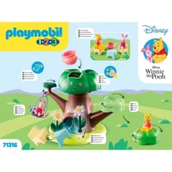 PLAYMOBIL 71316 1.2.3 & Disney: Winnies & Ferkels Baumhaus, Konstruktionsspielzeug -Spielzeug Verkaufsgeschäft PLAYMOBIL 71316 1 2 3 Disney Winnies Ferkels Baumhaus Konstruktionsspielzeug@@1889189 6