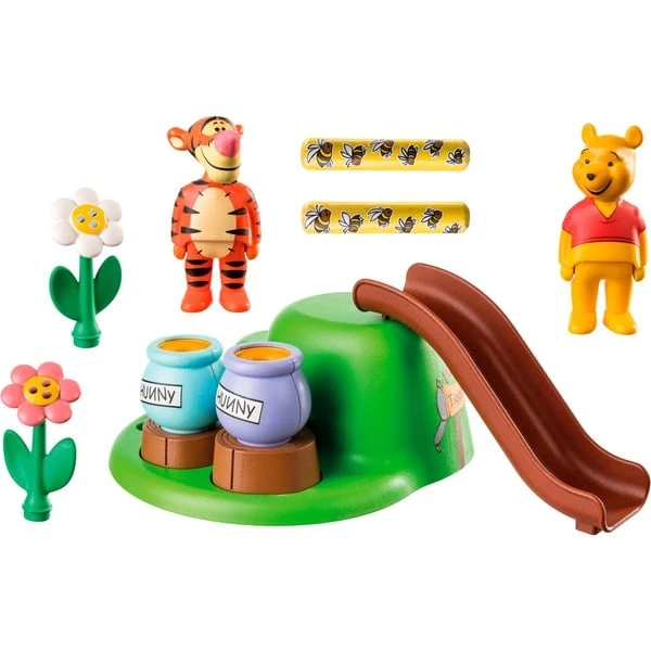 PLAYMOBIL 71317 1.2.3 & Disney: Winnies & Tiggers Bienengarten, Konstruktionsspielzeug – Bild 2