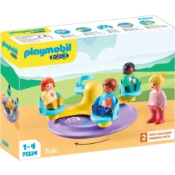 PLAYMOBIL 71324 1.2.3 Zahlenkarussell, Konstruktionsspielzeug