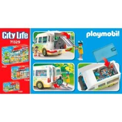 PLAYMOBIL 71329 City Life Schulbus, Konstruktionsspielzeug -Spielzeug Verkaufsgeschäft PLAYMOBIL 71329 City Life Schulbus Konstruktionsspielzeug@@1889118 6