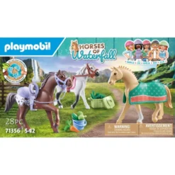 PLAYMOBIL 71356 Horses Of Waterfall 3 Pferde: Morgan, Quarter Horse & Shagya Araber, Konstruktionsspielzeug -Spielzeug Verkaufsgeschäft PLAYMOBIL 71356 Horses of Waterfall 3 Pferde Morgan Quarter Horse Shagya Araber Konstruktionsspielzeug@@1889146 5
