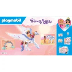 PLAYMOBIL 71361 Princess Magic Himmlischer Pegasus Mit Regenbogen, Konstruktionsspielzeug -Spielzeug Verkaufsgeschäft PLAYMOBIL 71361 Princess Magic Himmlischer Pegasus mit Regenbogen Konstruktionsspielzeug@@1889161 9