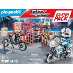 PLAYMOBIL 71381 City Action Starter Pack Polizei, Konstruktionsspielzeug -Spielzeug Verkaufsgeschäft PLAYMOBIL 71381 City Action Starter Pack Polizei Konstruktionsspielzeug@@1889176 5