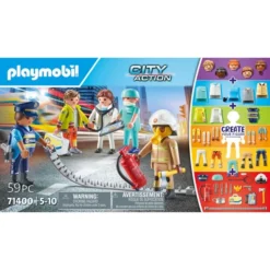 PLAYMOBIL 71400 My Figures: Rescue, Konstruktionsspielzeug -Spielzeug Verkaufsgeschäft PLAYMOBIL 71400 My Figures Rescue Konstruktionsspielzeug@@1889178 4