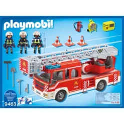 PLAYMOBIL 9463 City Action Feuerwehr-Leiterfahrzeug, Konstruktionsspielzeug -Spielzeug Verkaufsgeschäft PLAYMOBIL 9463 City Action Feuerwehr Leiterfahrzeug Konstruktionsspielzeug@@1sspkl0k 2