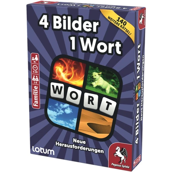 Pegasus 4 Bilder 1 Wort - Neue Herausforderungen, Kartenspiel – Bild 3