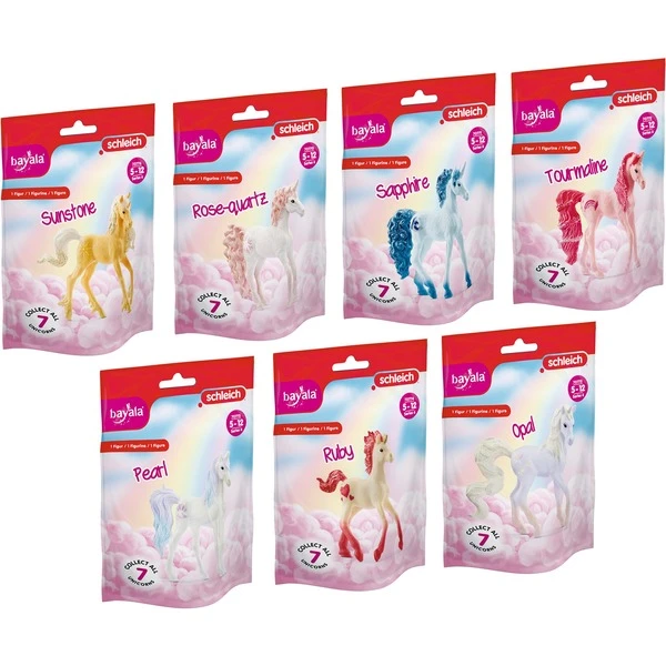 Schleich Bayala Sammeleinhörner Serie 6 Kristalle, Spielfigur 1 Schleich Bayala Sammeleinhörner Serie 6 Kristalle, Spielfigur