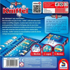 Schmidt Spiele For One - Kniffel, Würfelspiel -Spielzeug Verkaufsgeschäft Schmidt Spiele For One Kniffel W rfelspiel@@100010376 2