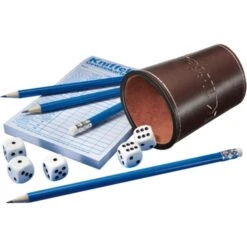 Schmidt Spiele Kniffel Mit Lederwürfelbecher, Würfelspiel -Spielzeug Verkaufsgeschäft Schmidt Spiele Kniffel mit Lederw rfelbecher W rfelspiel@@1sgsk015 2